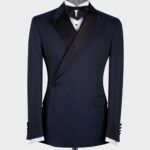 Navy Blue Super Double Breasted Tuxedo