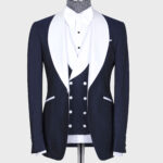 Classic Tuxedo Navy Blue-White