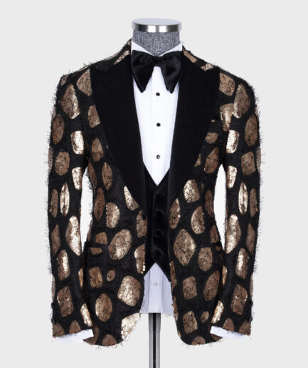 Velvet Tuxedo Copper-Black