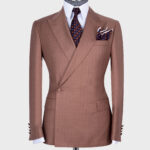 Brick Super Double Breasted Suit