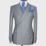 Grey Super Double Breasted Suit