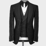 Black Glitter Tuxedo
