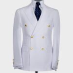 Double Breasted Gold Button Men’s Suit
