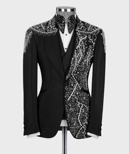 Gemstone Crystals Black Tuxedo
