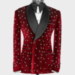 Red – Pearl Velvet Tuxedo