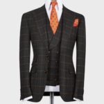 Plaid Suit Black