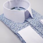 Dotted Shirt Light Blue