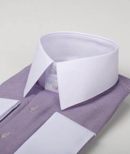 Patterned Shirt Ligt Purple