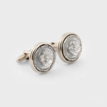 Silver Rose Cufflinks