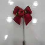 Flower Lapel Pin Red