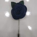 Flower Lapel Pin Blue