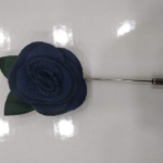 Flower Lapel Pin Blue