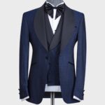 Classic Tuxedo Navy Blue-Black