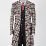 Double Breasted Coat Red