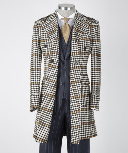 Double Breasted Coat Brown