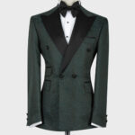 Patterned Tuxedo Green